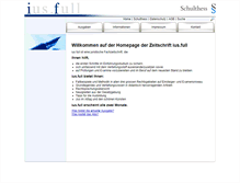Tablet Screenshot of iusfull.ch